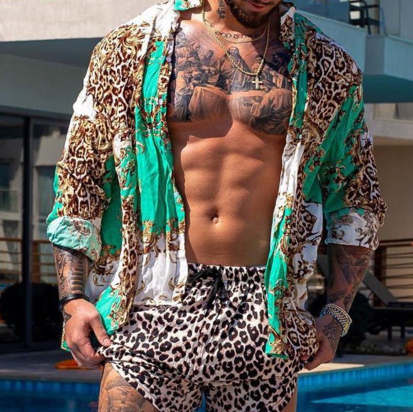 Men's Casual Fashion Short Shirt
