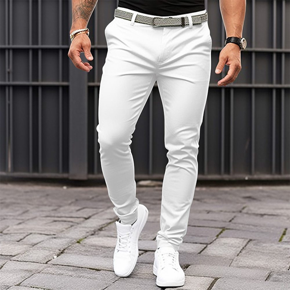 Men's Pure Color Tight Pocket Zipper