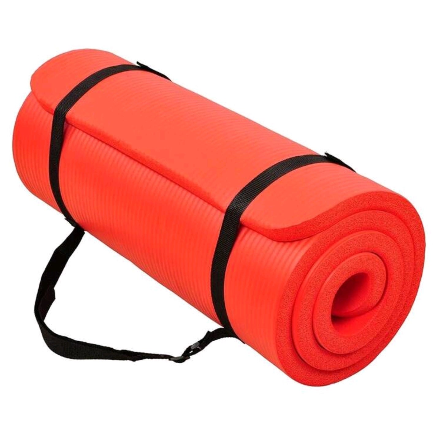 Nbr Yoga Mat Fitness Mat 10mm Thickened Widened For Beginners