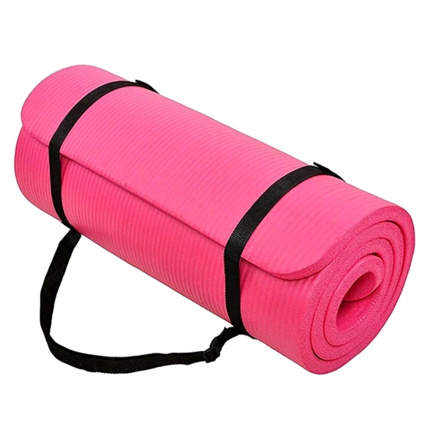 Nbr Yoga Mat Fitness Mat 10mm Thickened Widened For Beginners