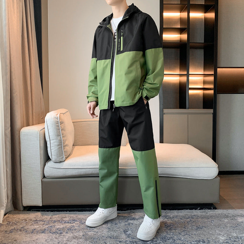 Men's Spring Hooded Suit