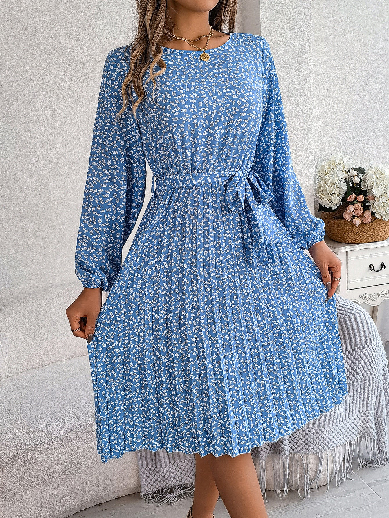 Women's Pleated Skirt