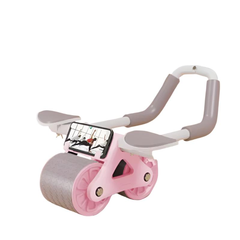Beginner's Automatic Rebound Belly Wheel Fitness Equipment
