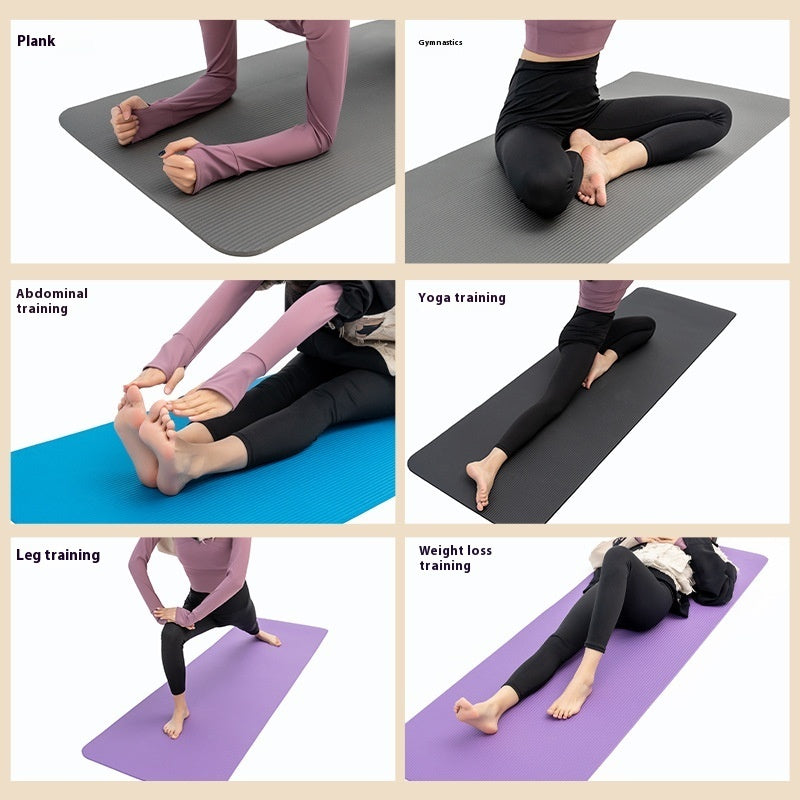 Lengthened NBR Yoga Mat Widen And Thicken Dance Gymnastic Mat